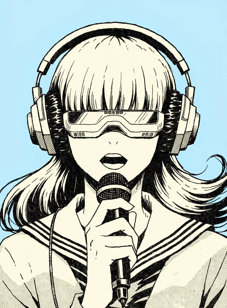 Creator — riso-print panel